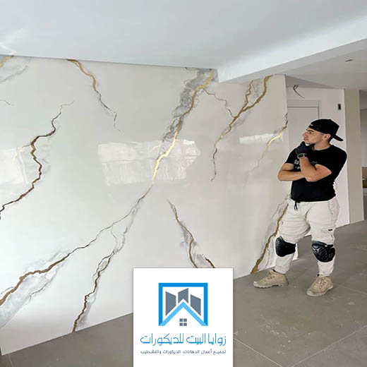 اشكال بديل الرخام للجدران جده