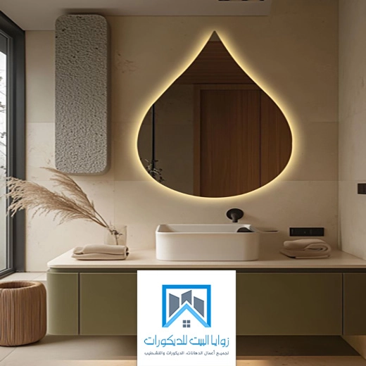 ديكور المرايا في المنزل بجدة