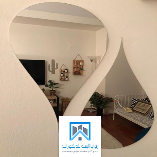 اشكال مرايات الحائط 