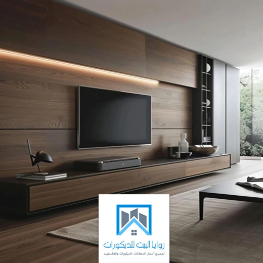 ديكورات شاشه خشب