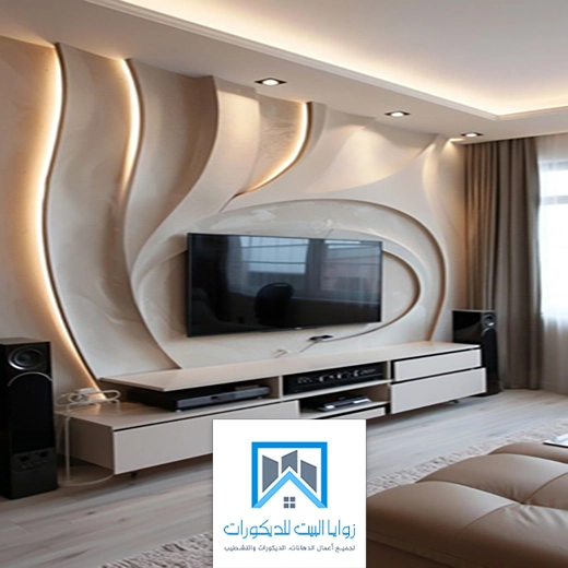 ديكور شاشة مجالس في جده