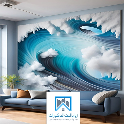 ورق جدران صالات جدة