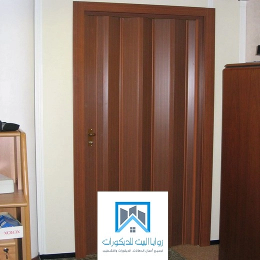 ابواب اكورديون جلد للمجالس جدة